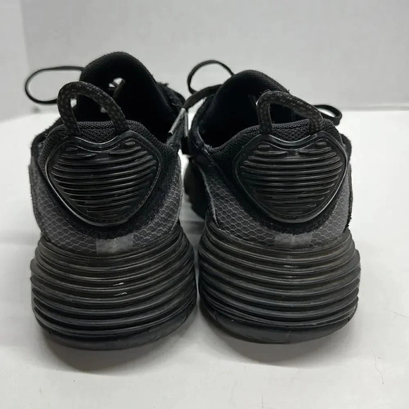Nike Big Air Max 2090 Sneakers Shoes Black Anthracite Wolf Grey Kids Size 6 Y 6Y - Picture 3 of 10